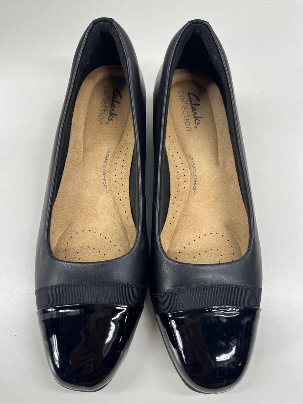 New Clarks Women's Juliet Monte Loafer Black Leather Size 8 - Picture 2 of 8